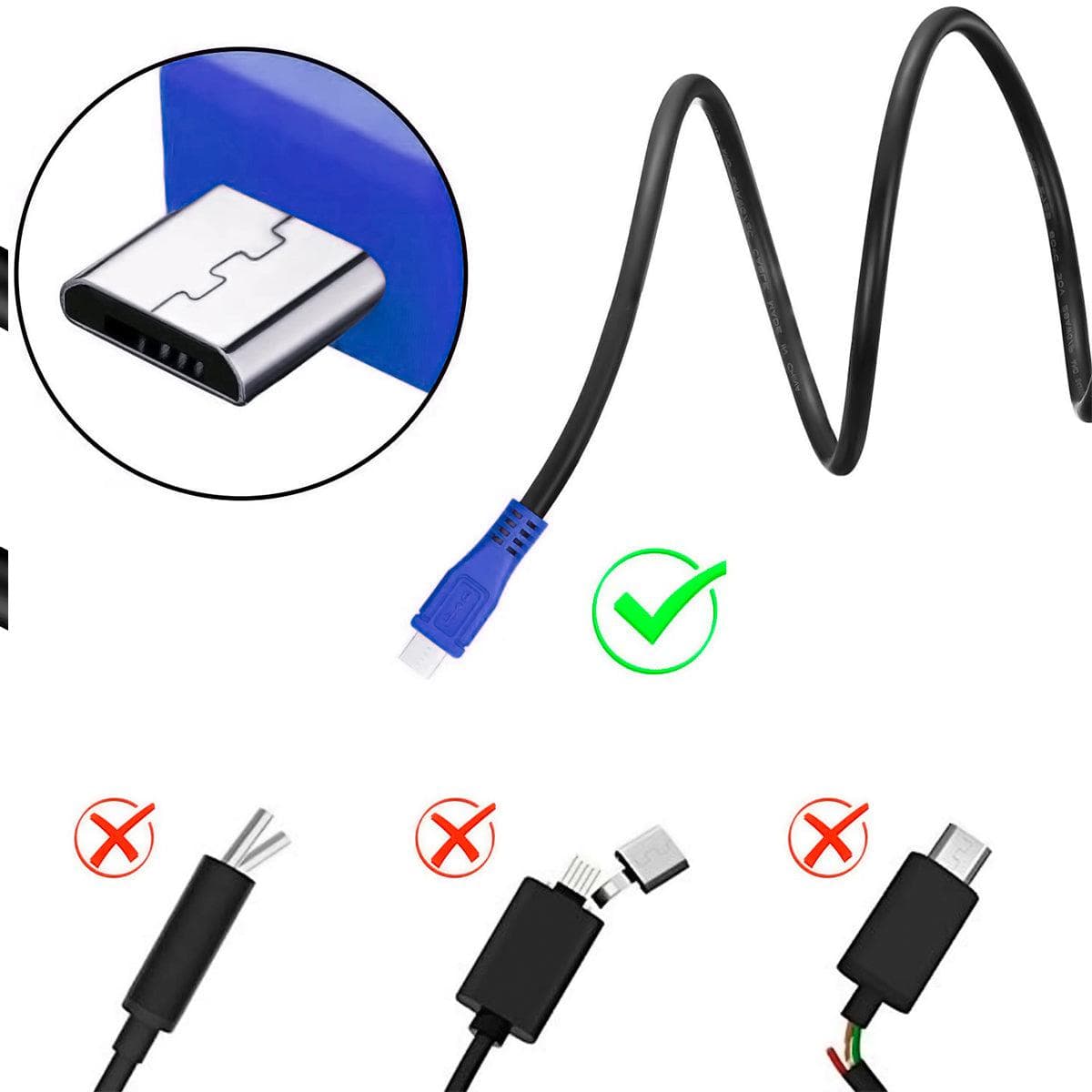 Cable TetherPro USB 2.0 a Micro USB B de 5 pines