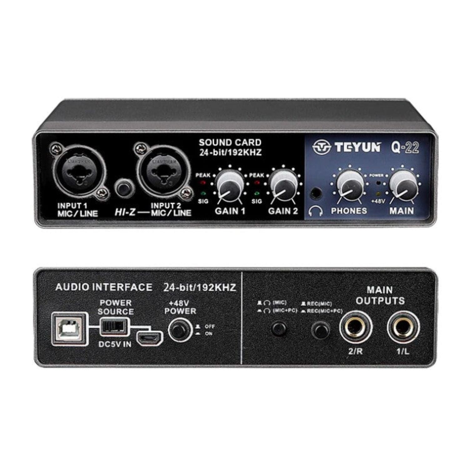 Interface Teyun Q22 24bits / 192Khz USB