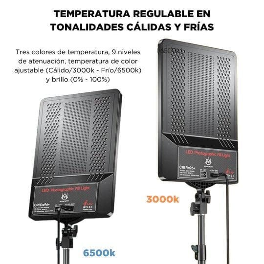 Kit Fondo 3 en 1 + Panel LED Mobet M777 Dúo