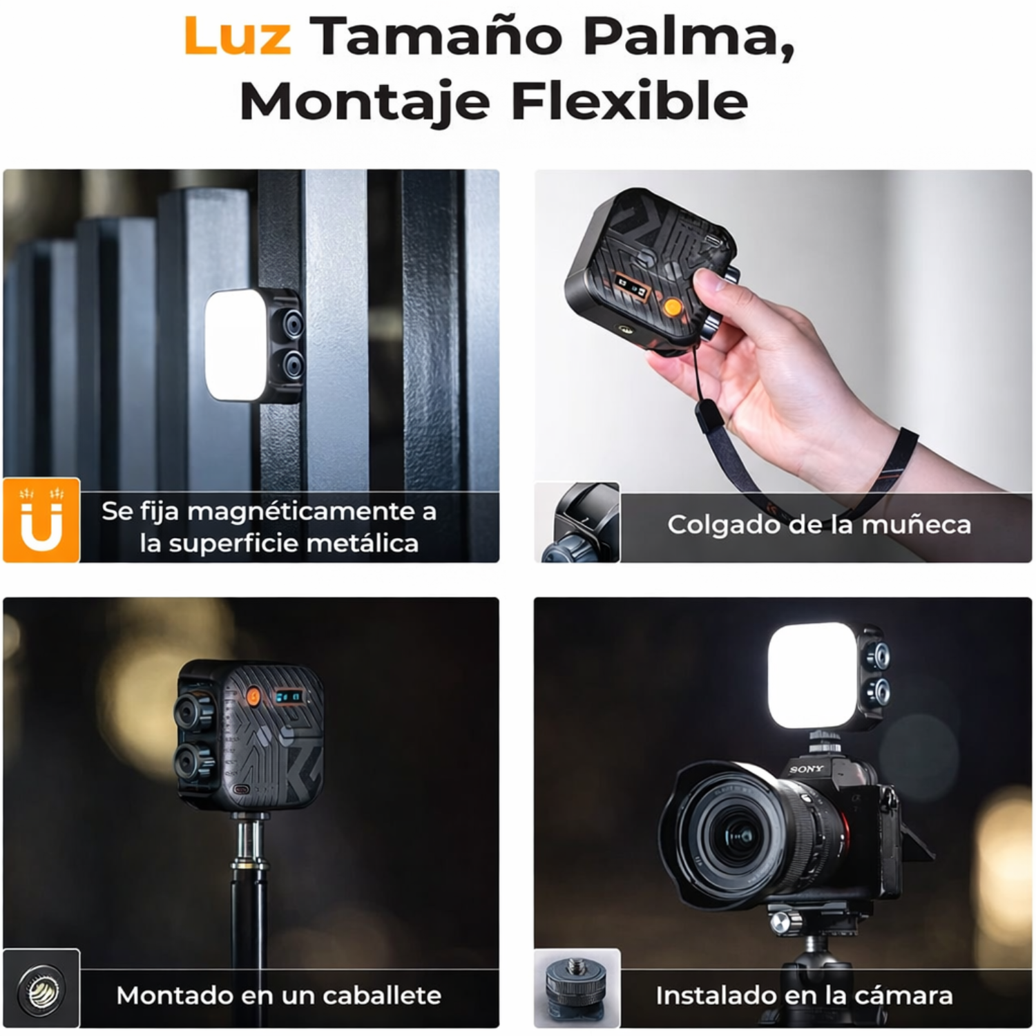 Luz Continua LED Bicolor K&F Concept KF34.035