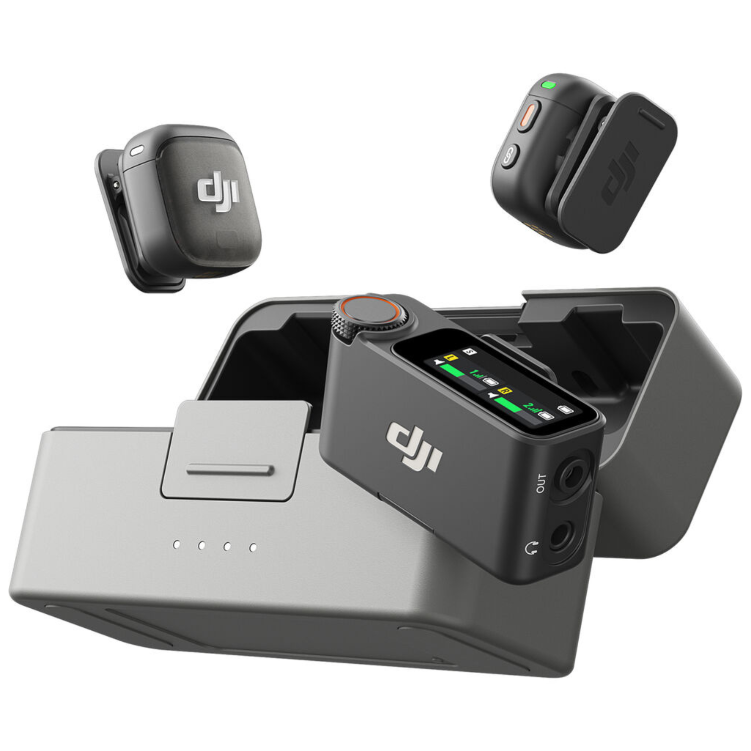 Micrófono DJI Mic 3 (2 TX + 1 RX + Estuche de carga)