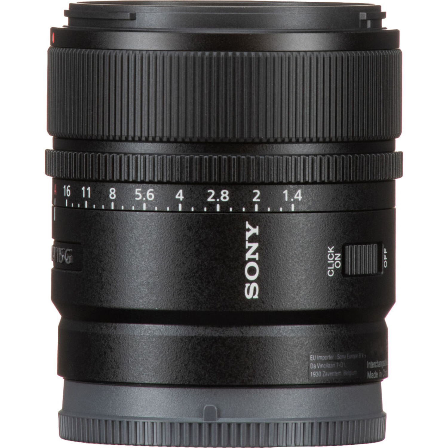 Lente Sony E 15mm f/1.4 G