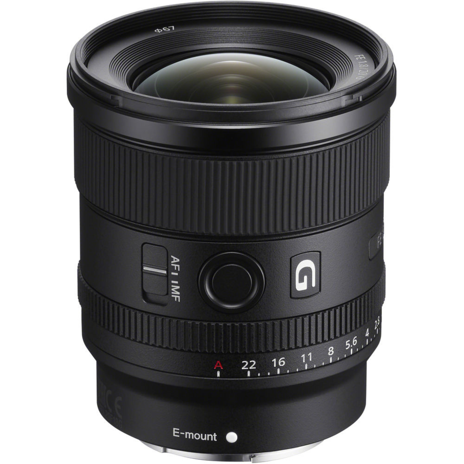 Lente Sony FE 20mm F 1.8 G