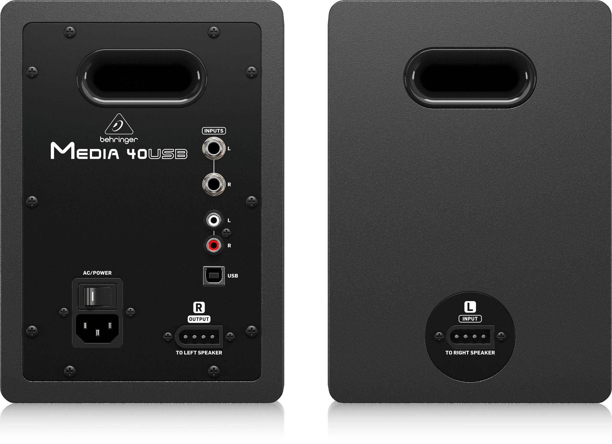 Parlantes Monitores de Estudio Behringer Media 40 USB 40w