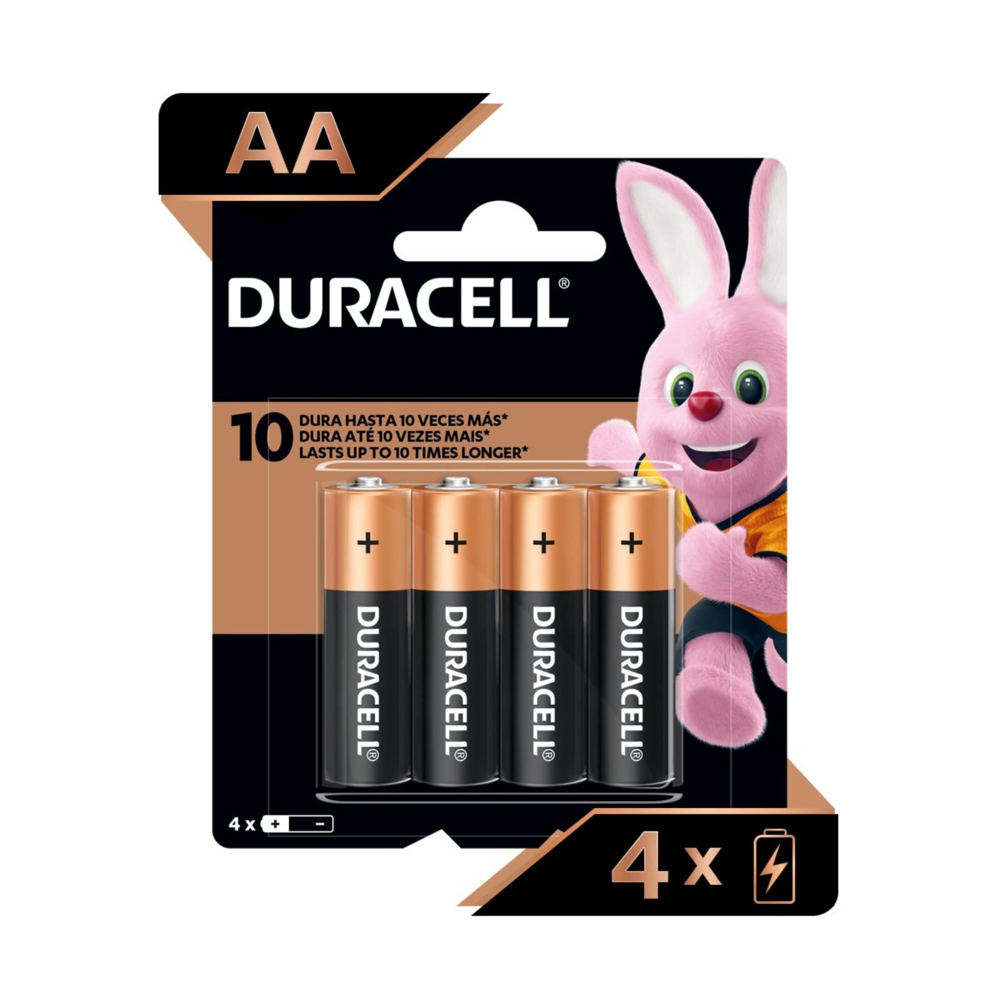 Pilas Alcalinas Duracell  De 1,5v AA