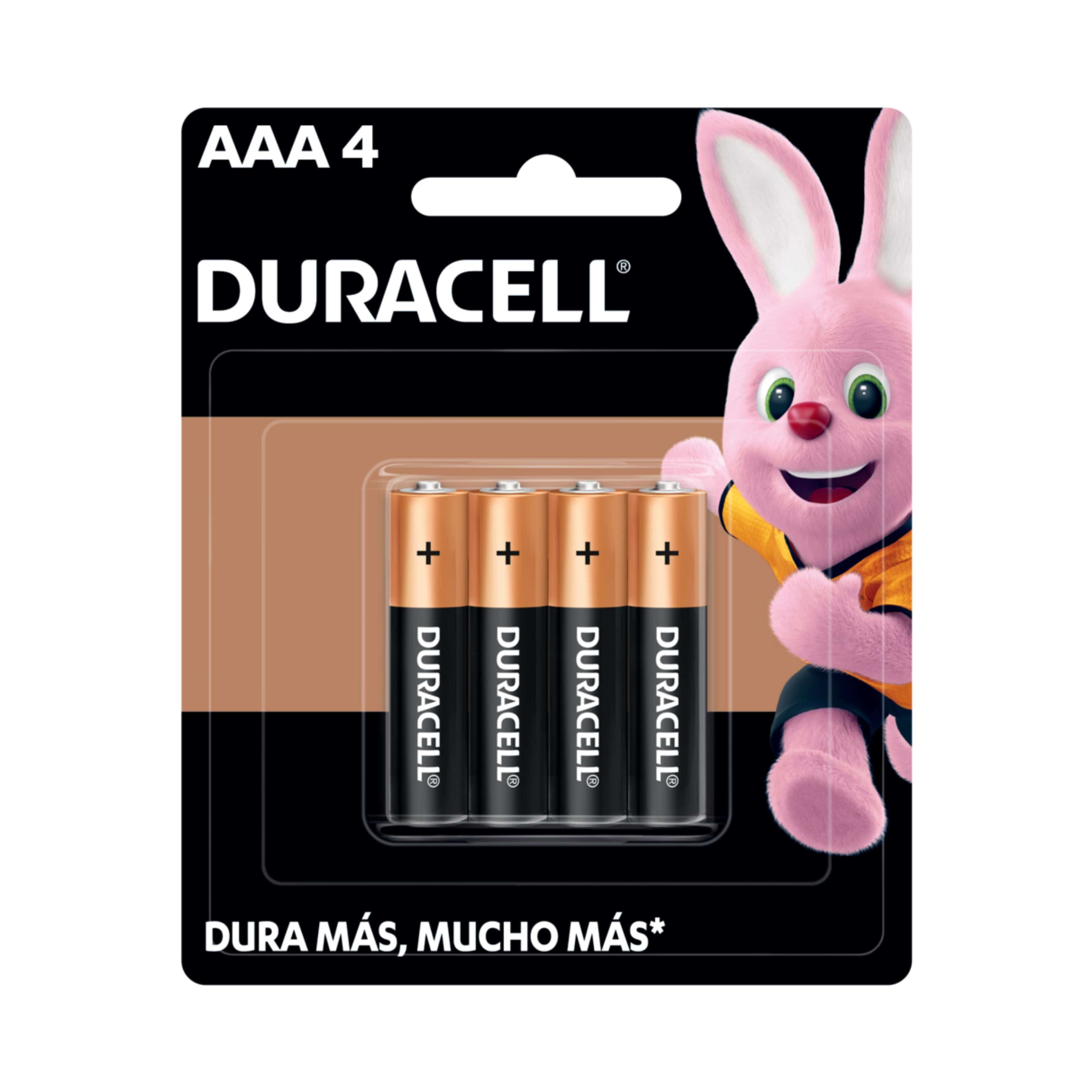 Pilas Alcalinas Duracell  De 1,5v AAA