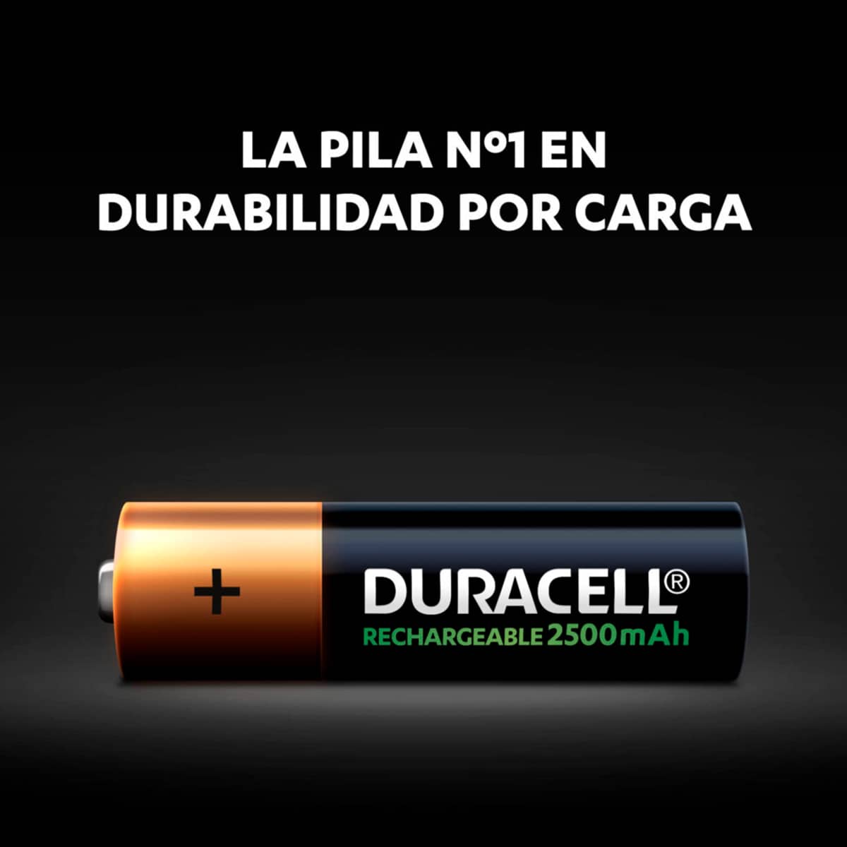 Pilas Recargables Duracell AA de 2500 mAh (4 unidades)