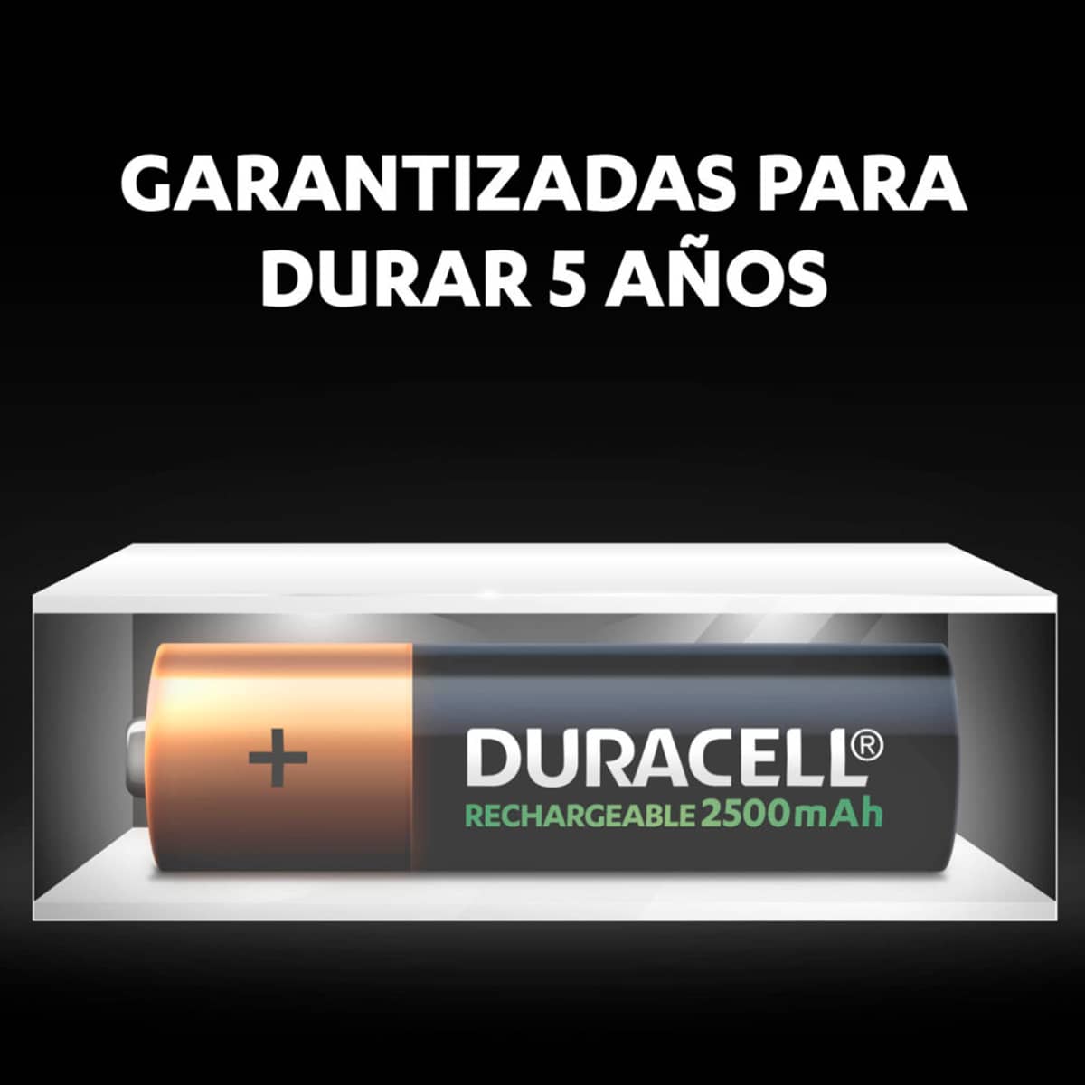 Pilas Recargables Duracell AA de 2500 mAh (4 unidades)