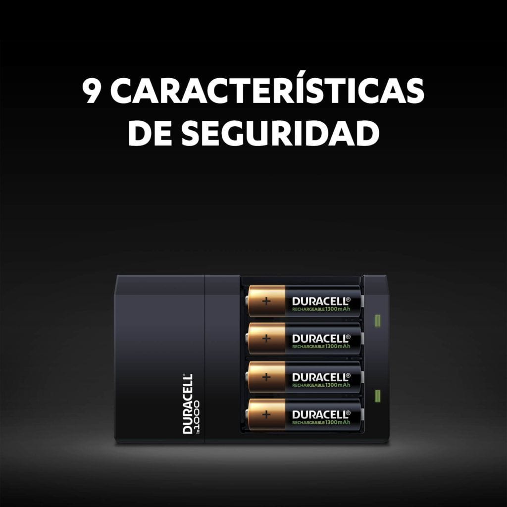 Pilas Recargables Duracell de 2500 mAh + Cargador