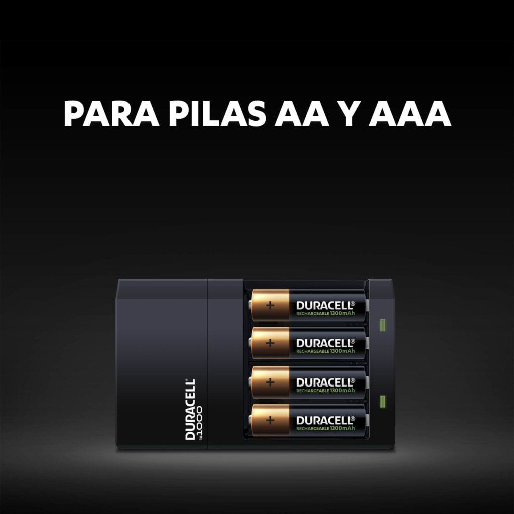 Pilas Recargables Duracell de 2500 mAh + Cargador