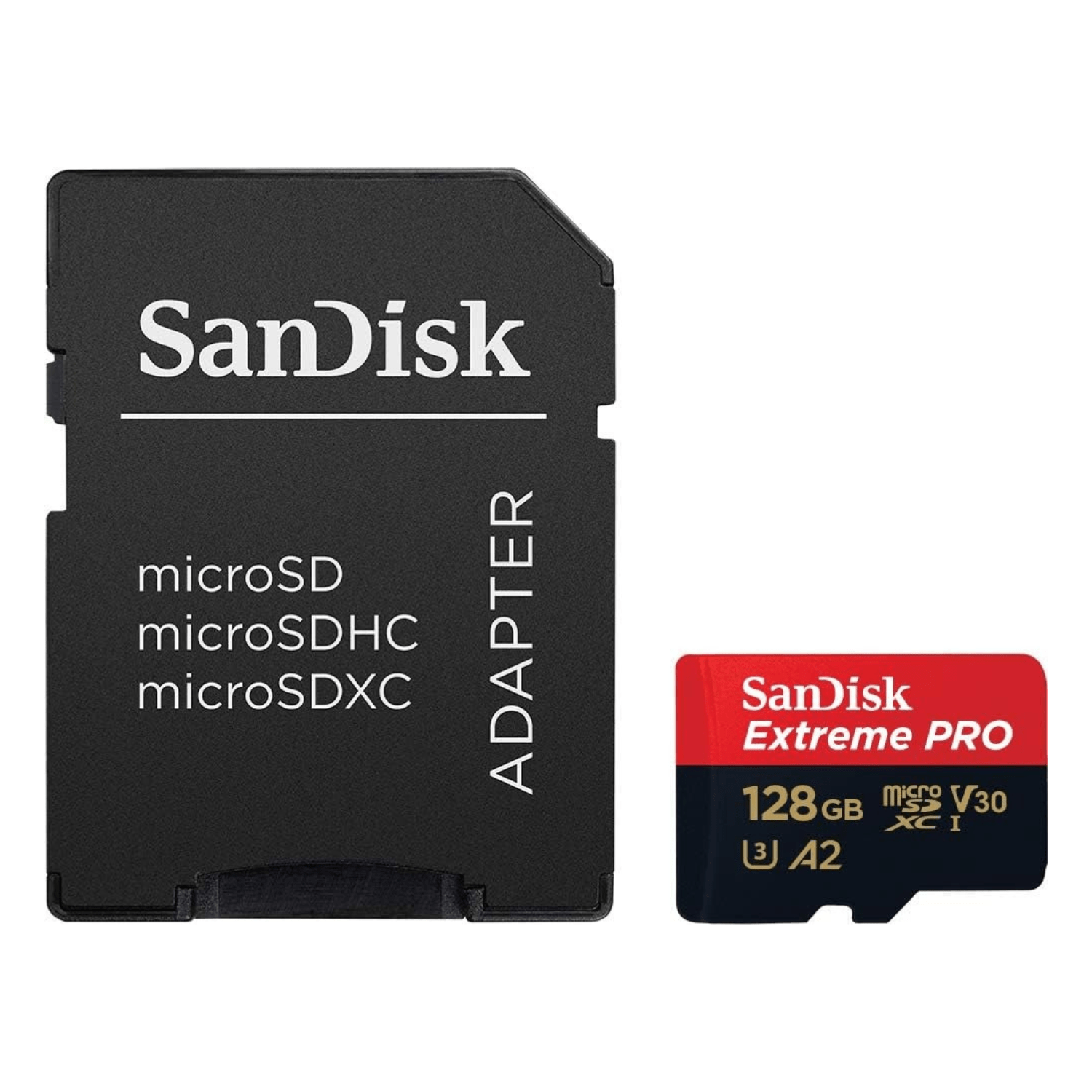 Memoria Sandisk Extreme Pro MicroSDXC 128gb 200mb/s con adaptador SD