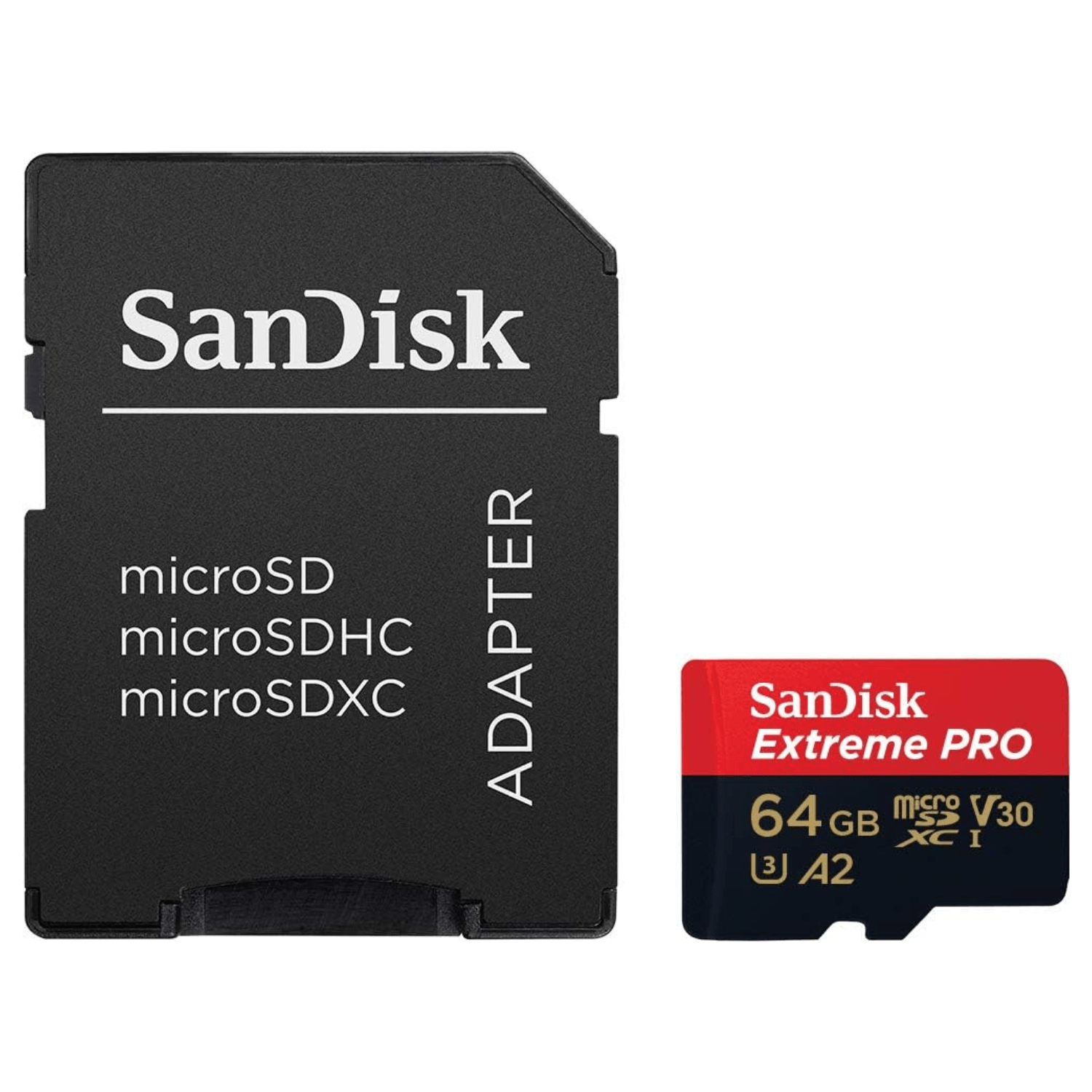 Memoria Sandisk Extreme Pro MicroSDXC 64gb 200mb/s con adaptador SD