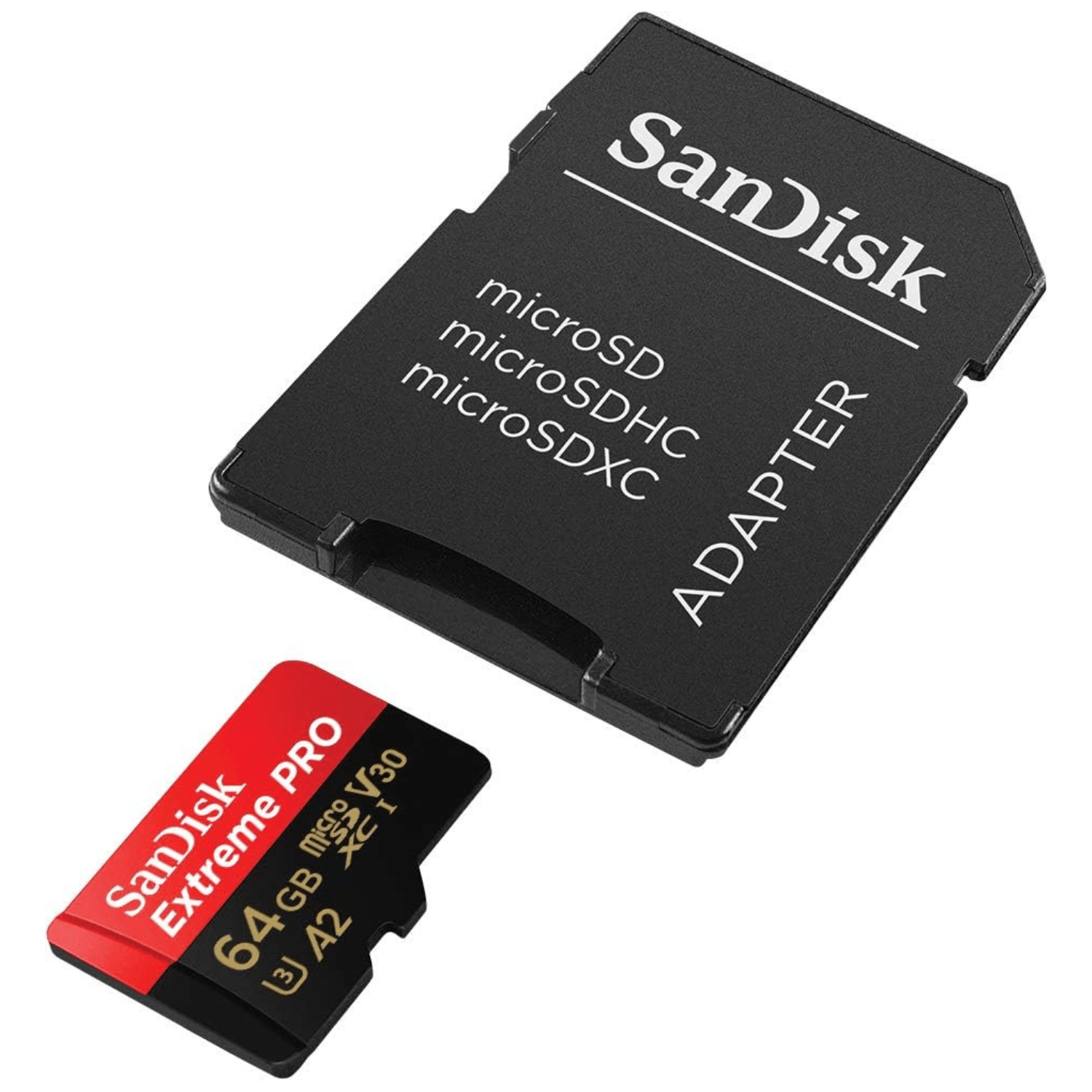 Memoria Sandisk Extreme Pro MicroSDXC 64gb 200mb/s con adaptador SD