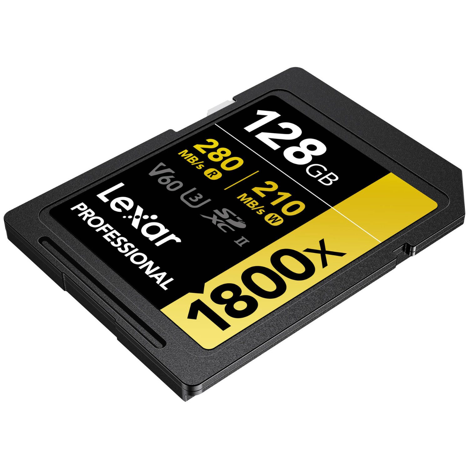 Memoria SDXC U3 V60 Lexar Professional 128GB - W:210MB/s -R:280MB/s 1800x