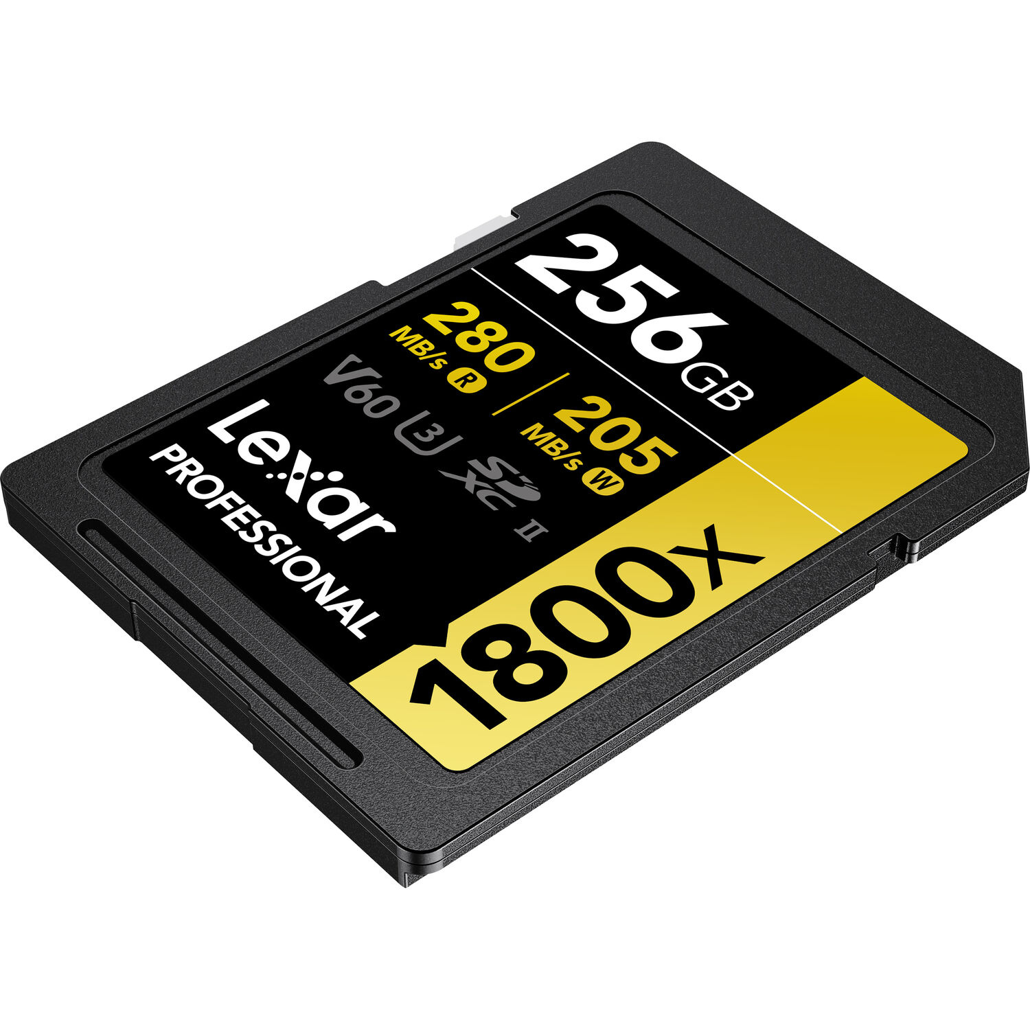 Memoria SDXC U3 V60 Lexar Professional 256GB - W:205MB/s -R:280MB/s 1800x