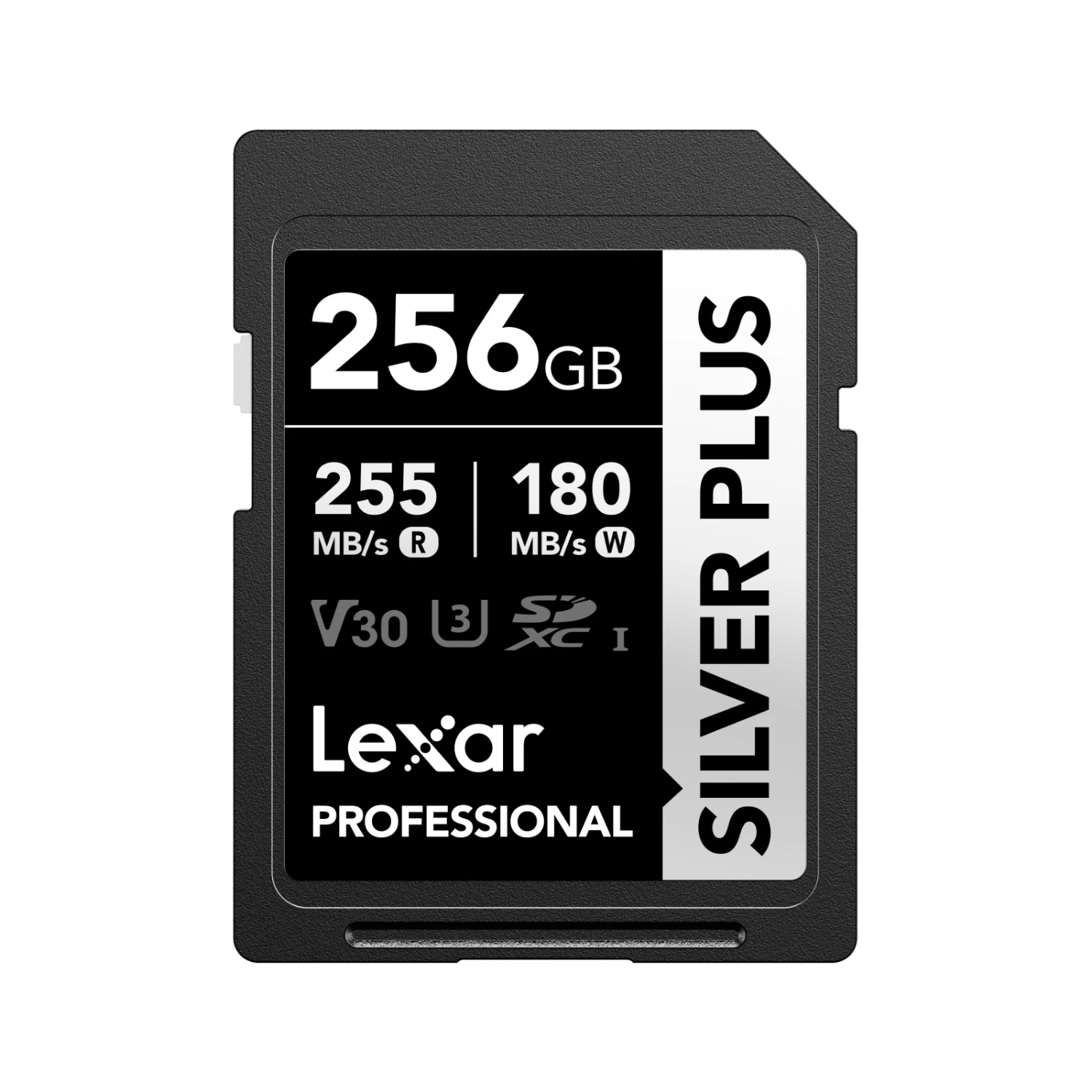 Memoria SDXC U3 V30 Lexar Professional 256GB - W:180MB/s -R:255MB/s SILVER PLUS