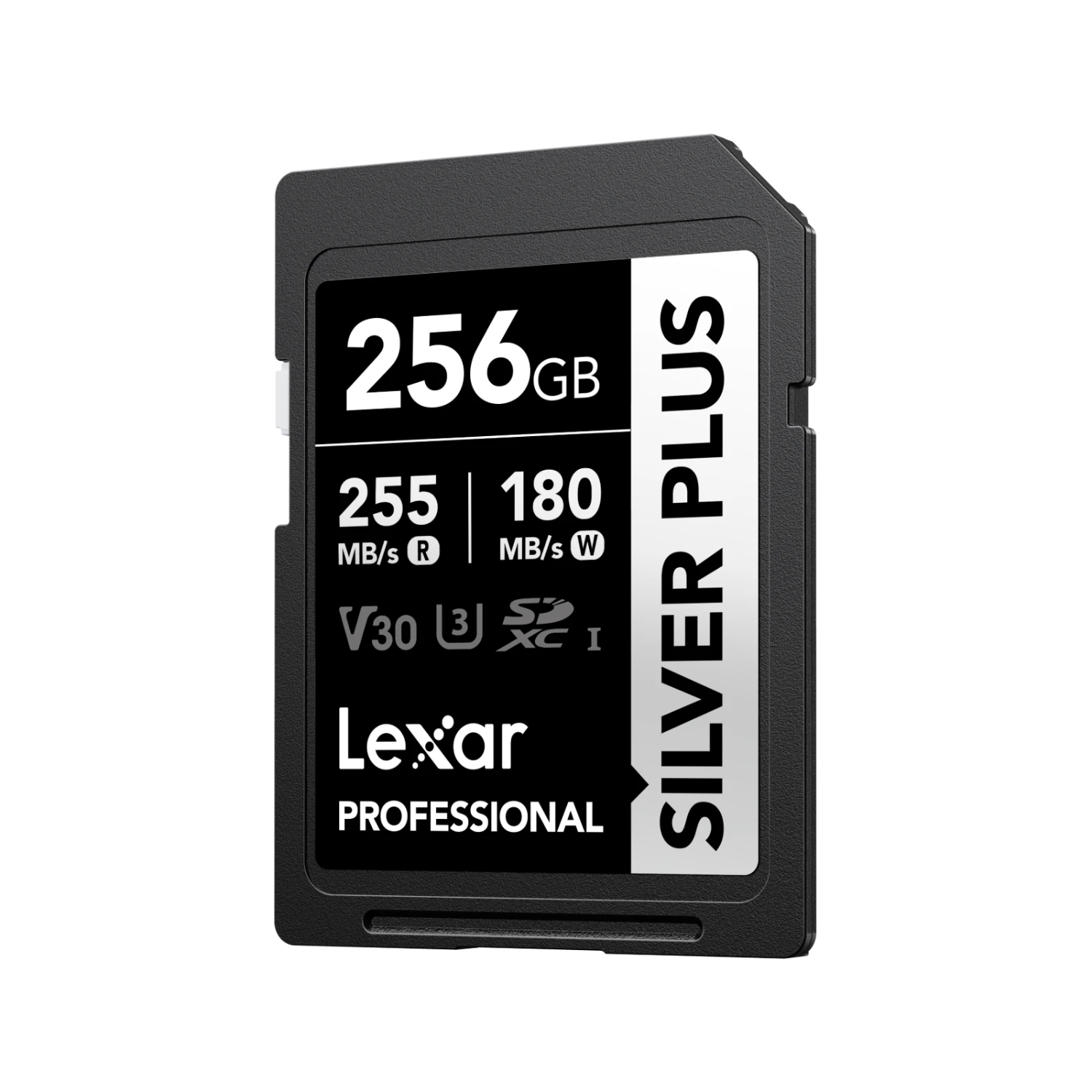 Memoria SDXC U3 V30 Lexar Professional 256GB - W:180MB/s -R:255MB/s SILVER PLUS