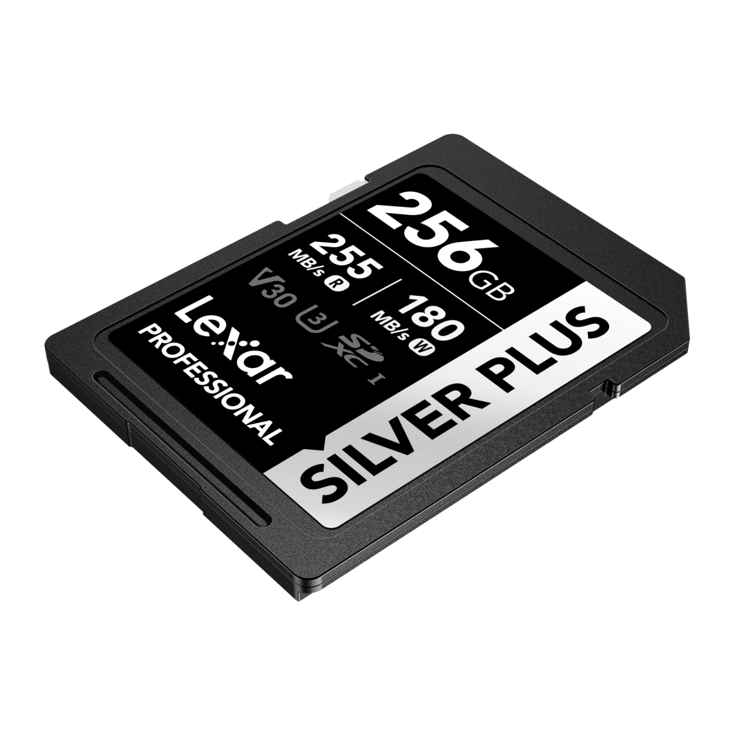 Memoria SDXC U3 V30 Lexar Professional 256GB - W:180MB/s -R:255MB/s SILVER PLUS