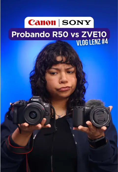 ¿Cómo se ven las fotos y los videos de la Canon R50 en comparación con la Sony ZVE10? Lite